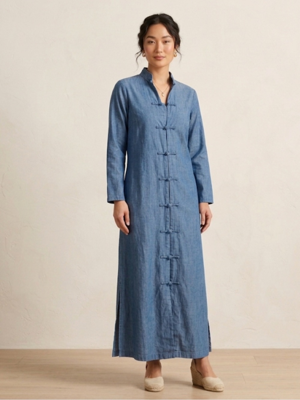 Gump’s Vintage Cheongsam duster dress Size 10